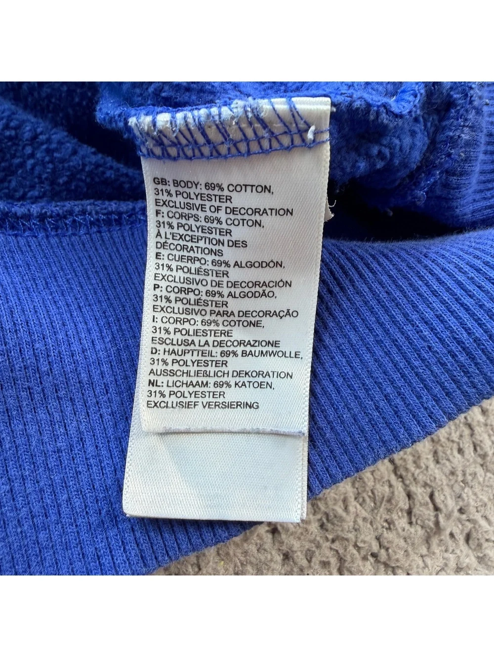 The North Face Box NSE Pullover Hoodie Blue Logo Mens XL Gorpcore